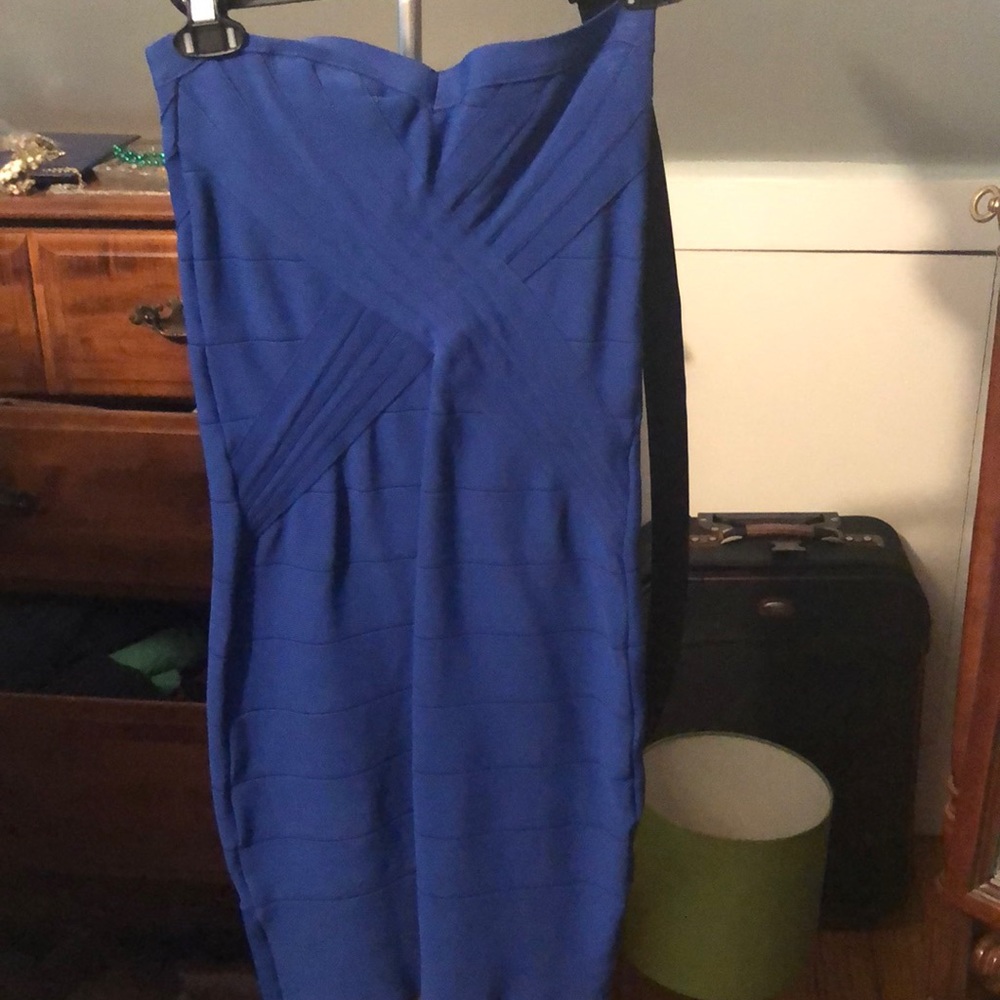 Blue body con
